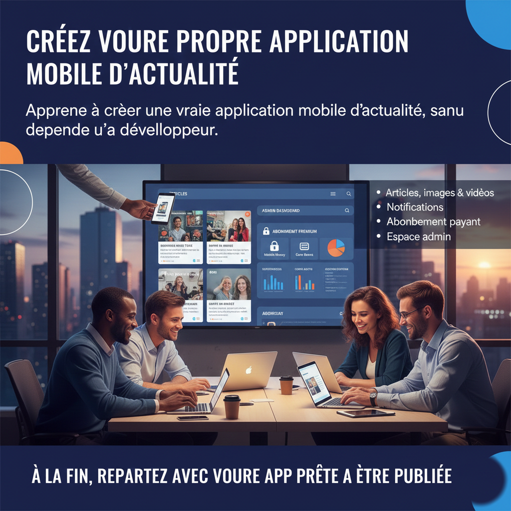 Créez votre propre application mobile d’actualité